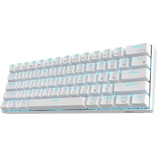 TECLADO MECANICO WIRELESS ROYAL KLUDGE RK61 RGB/60%/HOTSWAP/TRI MODE/RED SWITCH(LINEAR)/WHIT Product