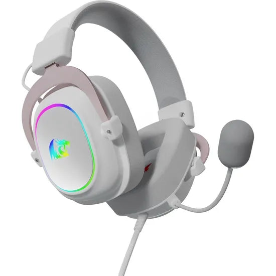 AURICULAR REDRAGON ZEUS X H510W-RGB 53MM/USB/WHITE