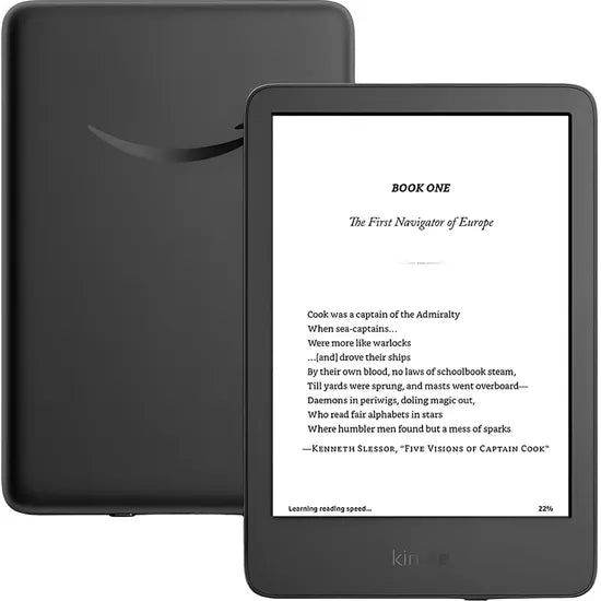 TABLET E-READER AMAZON KINDLE 6"" 16GB WIFI BLACK (2024)