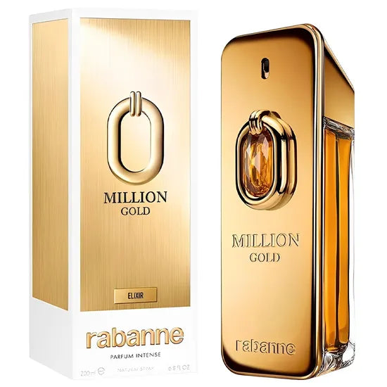 PERFUME  RABANNE 1 MILLION GOLD ELIXIR 200ML - MASCULINO