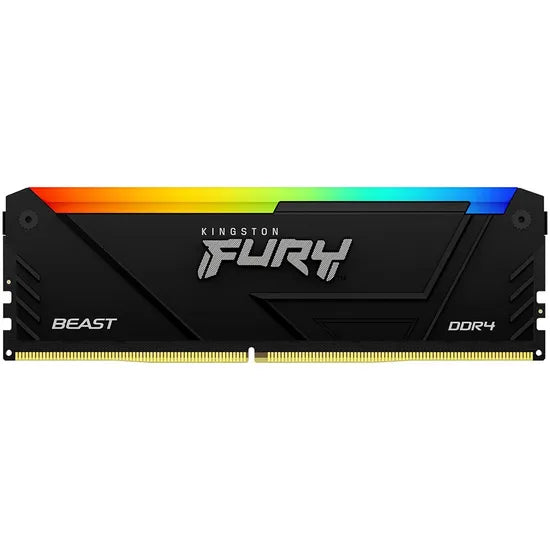 MEMORIA RAM DDR4 8GB/3200MHZ KINGSTON FURY BEAST RGB KF432C16BB2A/8 RGB BLACK Product