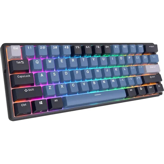 TECLADO MECANICO WIRELESS ROYAL KLUDGE RK61PLUS RGB/60%/TRI MODE/BROWN SWITCH TACTILE/INDIGO Product