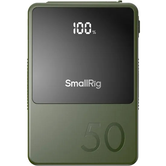 SMALLRIG BATERIA V-MOUNT VB50 MINI USB-C/USB-A/DTAP/DC8V/DC12V (GREEN) 4872 Product