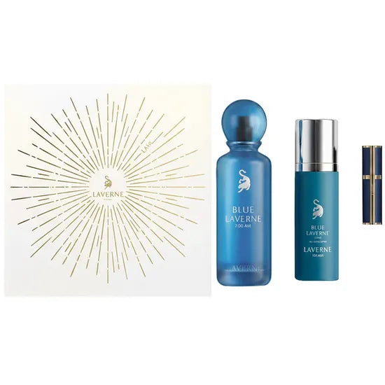 KIT PERF LAVERNE LAVERNE BLUE 7:00 AM SET 200ML+ SPRAY 100ML - MASCULINO