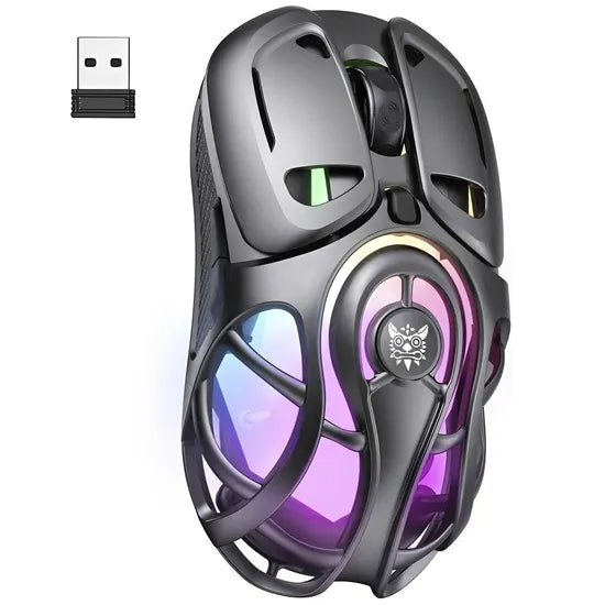 MOUSE WIRELESS ONIKUMA DM02 RGB/TRI MODE/ERGO/12800DPI/GREY Product