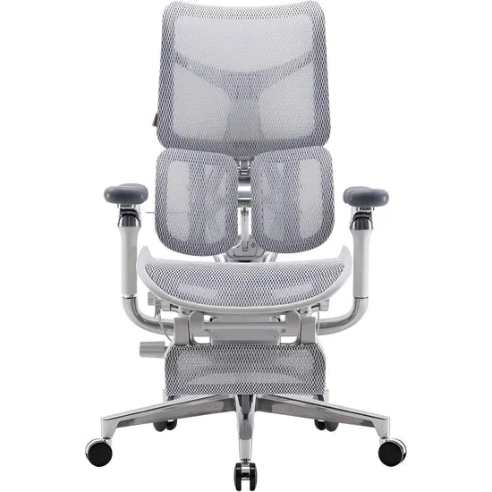 SILLA P/GAMER-OFICINA SIHOO DORO S300-M202 PREMIUM/GRAVITY-DEFYING/MECANISMO-ELASTICO/WHITE