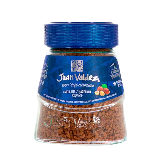 CAFE SOLUBLE JUAN VALDEZ AVELLANA 95GR Product