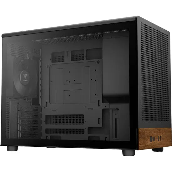 GABINETE GAMDIAS ATHENA M4M WOOD /MICRO TOWER/BLACK/3FAN ARGB 1GTA.BR