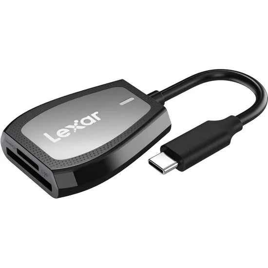 LECTOR DE MEMORIA LEXAR RW470 DUAL SLOT SD/MICRO SD TYPE-C (LRW470U-RNHNG) 312MB/S Product