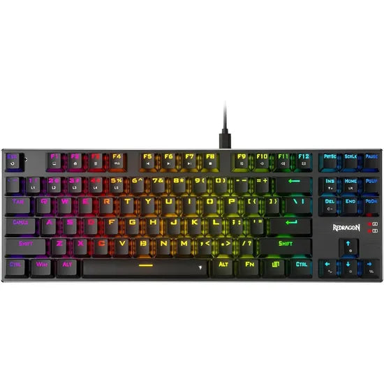 TECLADO MECANICO REDRAGON DHARMA TKL K660 RGB/80%/RED SWITCH/ING/BLACK Product