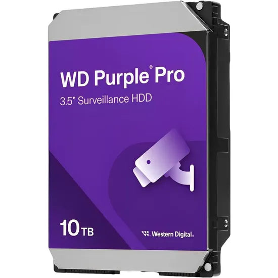 DISCO DURO 10TB INT 3.5"" SATA3 WD PURPLE PRO SURVEILLANCE 512MB 7200RPM WD102PURP (GTA BRASIL)