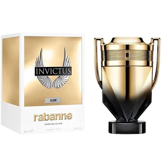 PERFUME  RABANNE INVICTUS PARFUM ELIXIR 100ML - MASCULINO