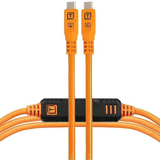 CABLE USB-C TETHER TOOLS OPTIMA 10GBPS 4.6M NARANJA – CONECTOR RECTO - CUC15G2-ORG