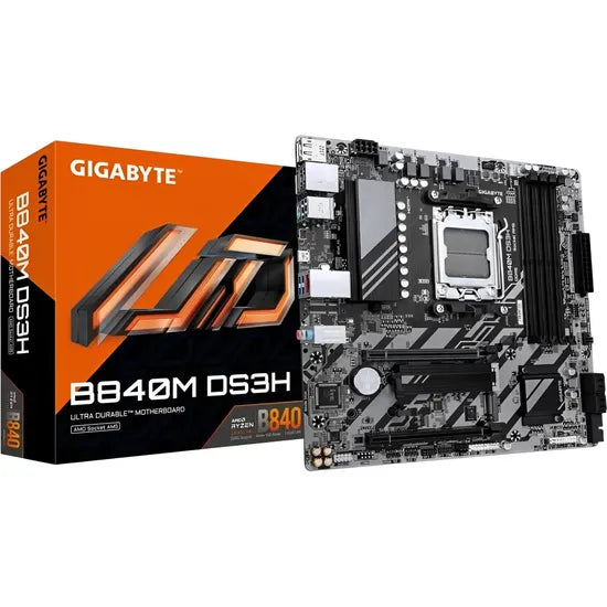 PLACA MADRE GIGABYTE AM5 B840M DS3H HDMI/DP/USB 3.2/2M.2/DDR5/MATX Product