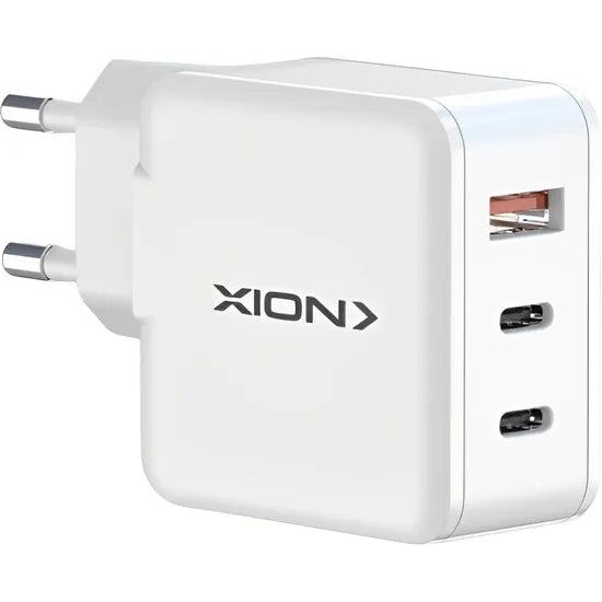 CARGADOR PARED XION XI-CG65 65W USB-A/2USB-C WHITE Product