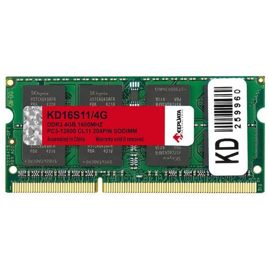 Memoria para portátil Keepdata DDR3 4GB 1600MHz KD16S11/4G