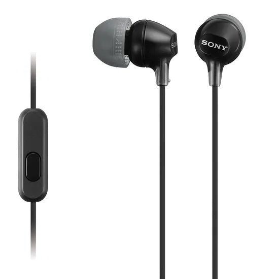 AURICULAR SONY IN-EAR MDR-EX15AP BLACK C/MIC.