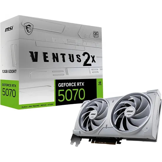 VGA MSI RTX5070 RTX5070 VENTUS 2X OC WHITE 12GB/GDDR/22542MHZ/2FAN 912-V532-010 Product