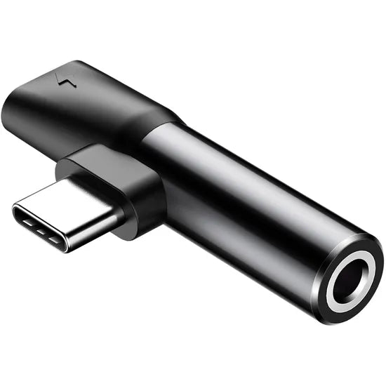 ADAP. BASEUS USB-C A USB-C+3.5MM AUX CATL41-01 BLACK 1 AÑO GTA Product