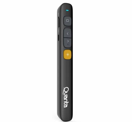 PRESENTER LASER QUANTA QTPLR10 RECARG/100M/2.4G/BLACK Product