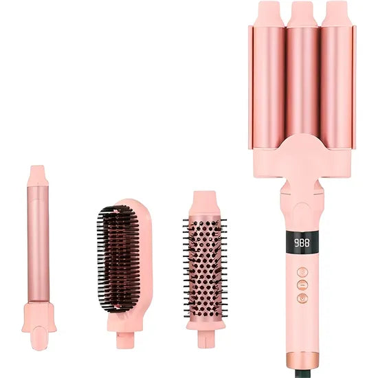 KIT CEPILLO SECADOR ENZO 4-IN-1 EN-9111 65W BIVOLT