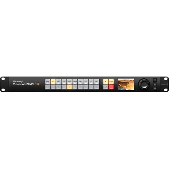BLACKMAGIC DESIGN VIDEOHUB 20X20 12G ZERO LATENCY VIDEO ROUTER (VHUBSMAS12G2020)