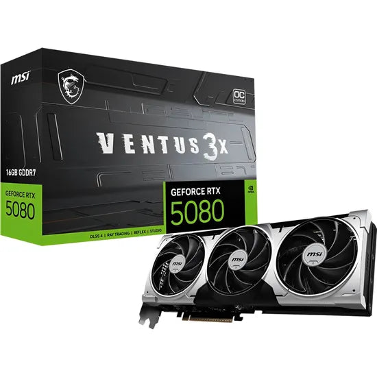 VGA MSI RTX5080 16G VENTUS 3X OC PLUS 16GB/GDDR7/2655MHZ/3FAN Product