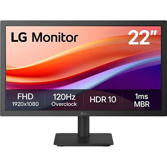 MONITOR 22"" LG 22U403A-B FHD/120HZ/1MS/SRGB 99%/HDR10/BLACK 1GTA PY