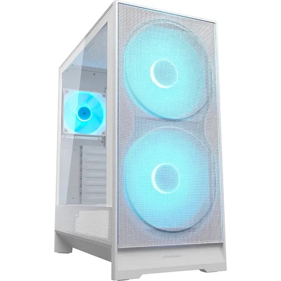 GABINETE COUGAR AIRFACE 180 MID-TOWER/3FAN/ARGB/WHITE