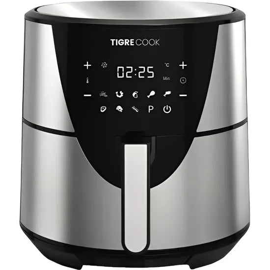 FREIDORA ELECTRICA TIGRECOOK (AIR FRYER) FS075A 220V/8L/1700W/SILVER/BLACK Product