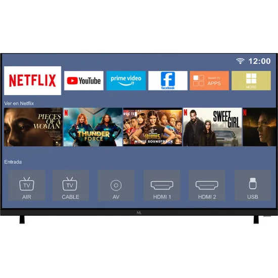 TV SMART 32"" MTEK MK32FSAH HD/ANDROID TV/DA/DIG/VOICE REMOTE/BT/CAST Product
