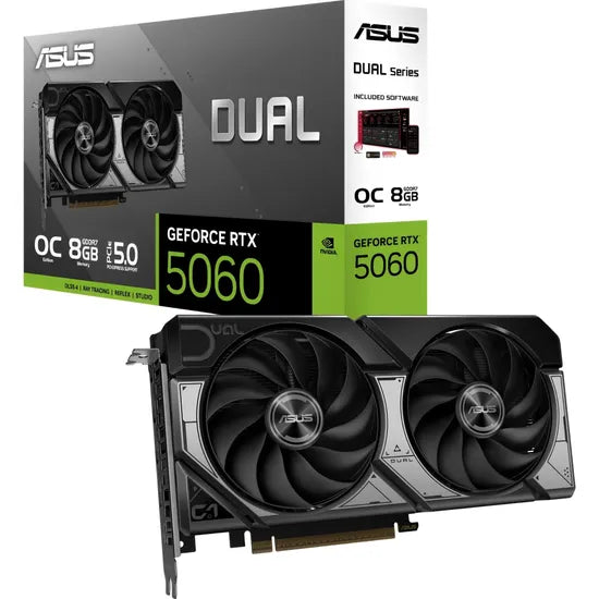 VGA ASUS RTX5060 DUAL OC 8GB/GDDR7/2565MHZ/2FAN 90YV0N12-M0NA00 Product
