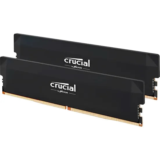 MEMORIA RAM DDR5 32GB (2X16GB)/6400MHZ CRUCIAL PRO OC GAMING BLACK CP2K16G64C38U5B Product
