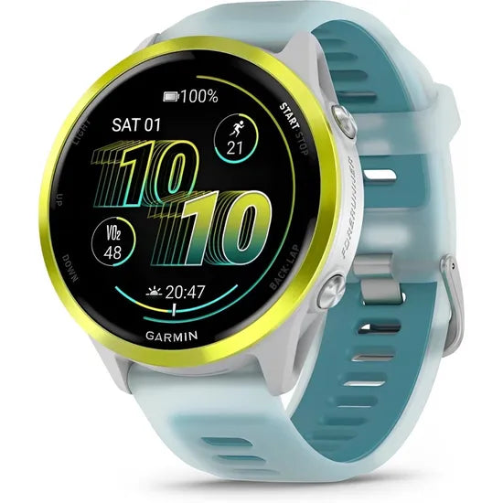 RELOJ GARMIN FORERUNNER 570 47MM AMP YELLOW - TRANSL WHITESTONE/TURQUOISE BAND 010-02971-01 Product
