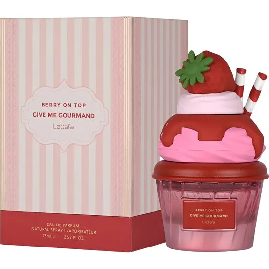 PERFUME  LATTAFA GIVE ME GOURMAND BERRY ON TOP EDP 75ML - FEMENINO Product