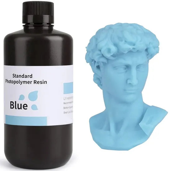 RESINA P/IMPRESORA 3D ELEGOO STANDARD BLUE 1.0/500G Product