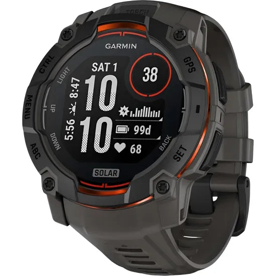 RELOJ GARMIN INSTINCT 3 SOLAR 50MM BLACK - CHARCOAL BAND 010-02935-00 Product