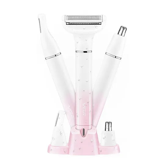 DEPILADOR VGR V-611 3-EN-1/RECARGABLE WHITE/ROSE