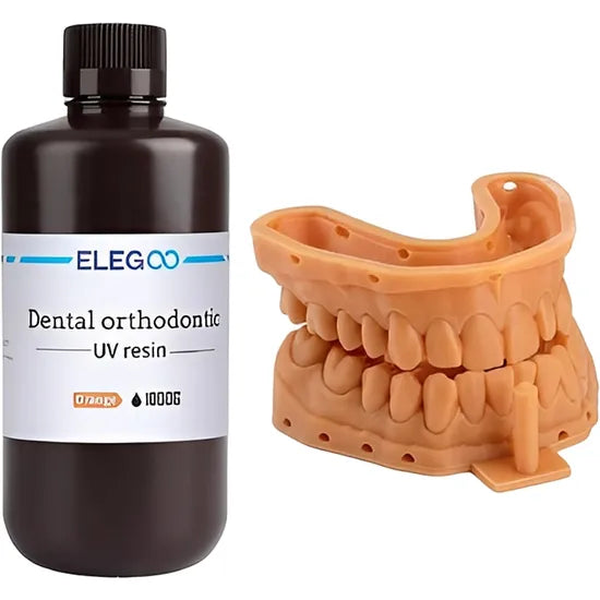 RESINA P/IMPRESORA 3D ELEGOO DENTAL ORTHODONTIC RESIN ORANGE 1KG Product