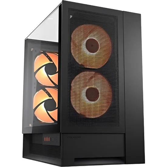 GABINETE COUGAR OMNYX ARGB MID-TOWER/4FAN/BLACK