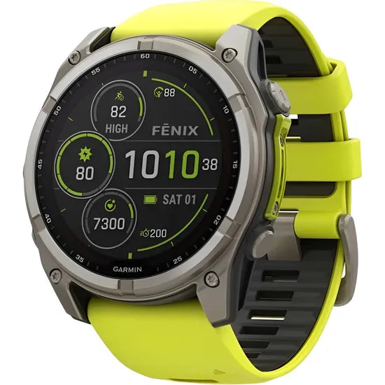 RELOJ GARMIN FENIX 8 SOLAR SAPPHIRE 51MM YELLOW TITANIUM 010-02907-20