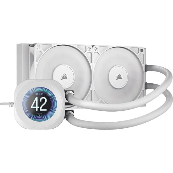 COOLER LIQUID CORSAIR NAUTILUS 240 RS LCD 240MM WHITE CW-9061032-WW Product