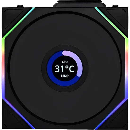 COOLER LIAN LI UNIFAN TL LCD WIRELESS REVERSE BLACK (1 FAN) G99.12RTLLCD1W1B.00