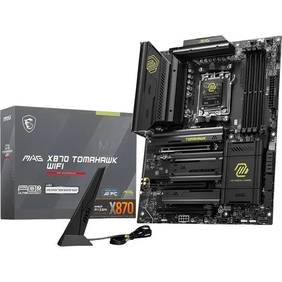PLACA MADRE MSI AM5 X870 MAG TOMAHAWK WIFI HDMI/DP/USB3.2/4M.2/DDR5/ATX Product