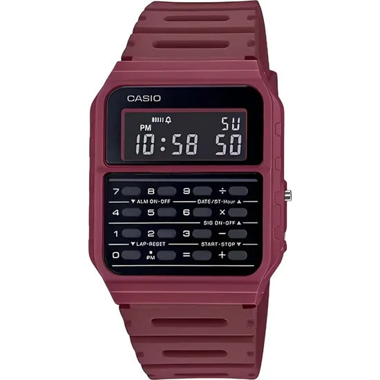 RELOJ CALCULADORA CASIO DATA BANK CA-53WF-4BDF RED Product