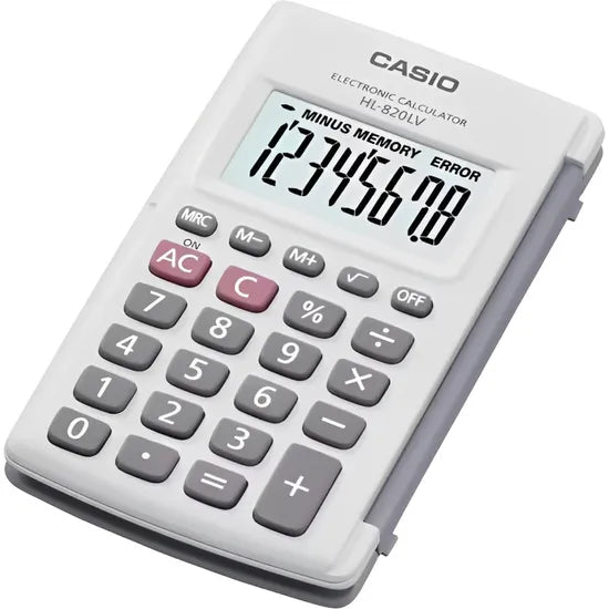 CALCULADORA COMPACTA CASIO HL-820LV-WE-W-DP WHITE Product