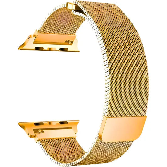 PULSERA 4LIFE P/ APPLE WATCH 42/44/45/49MM MILANESE LOOP GOLD Product