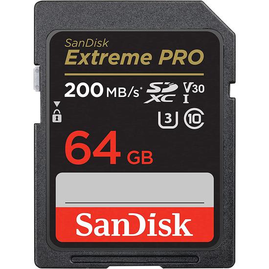 Tarjeta de Memoria Sandisk Extreme Pro SDXC 64GB Clase 10 200MB/s