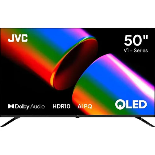 TV SMART 50""JVC 50KM758 QLED 4K GOOGLE TV/HDMI/BT/HDR10/DOLBY/BLACK