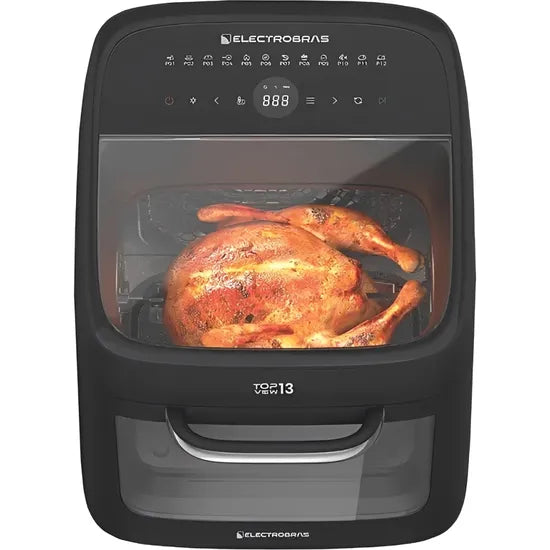 HORNO ELECTRICO & AIR FRYER ELECTROBRAS EBAF-13-TV 1800W/13L/LUZ INTERNA/TOUCH 220V Product